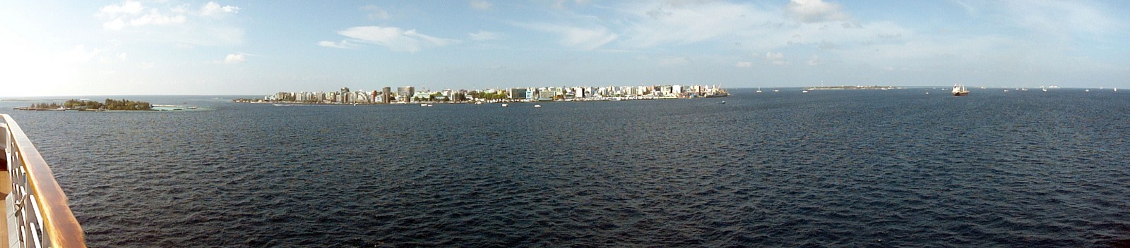 Ein Blick auf Male - Hauptstadt der Malediven