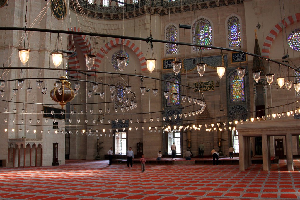 Süleymaniye-Moschee von Innen