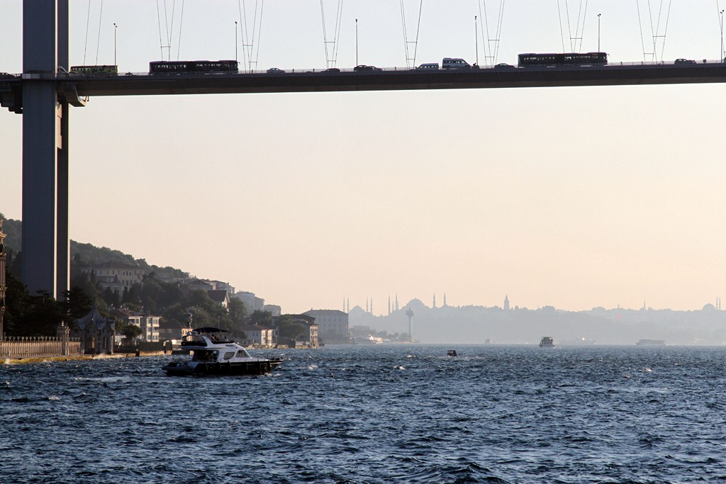 Silhouette von Istanbul