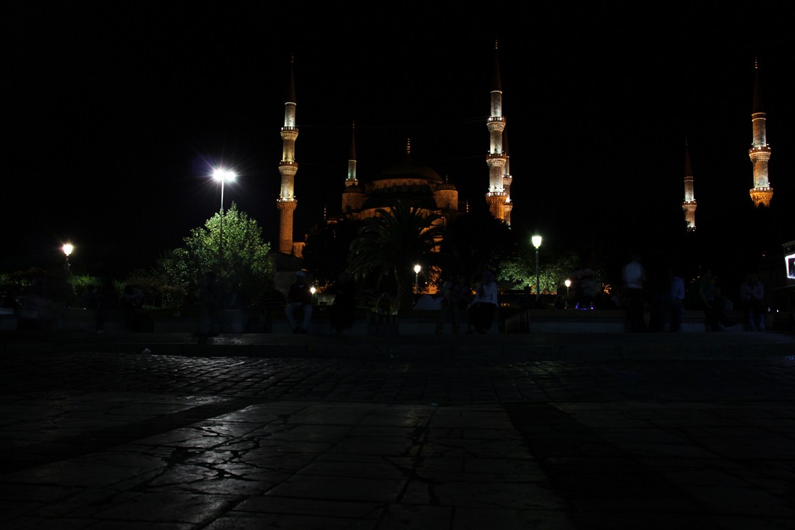 Blaue Moschee Nachts