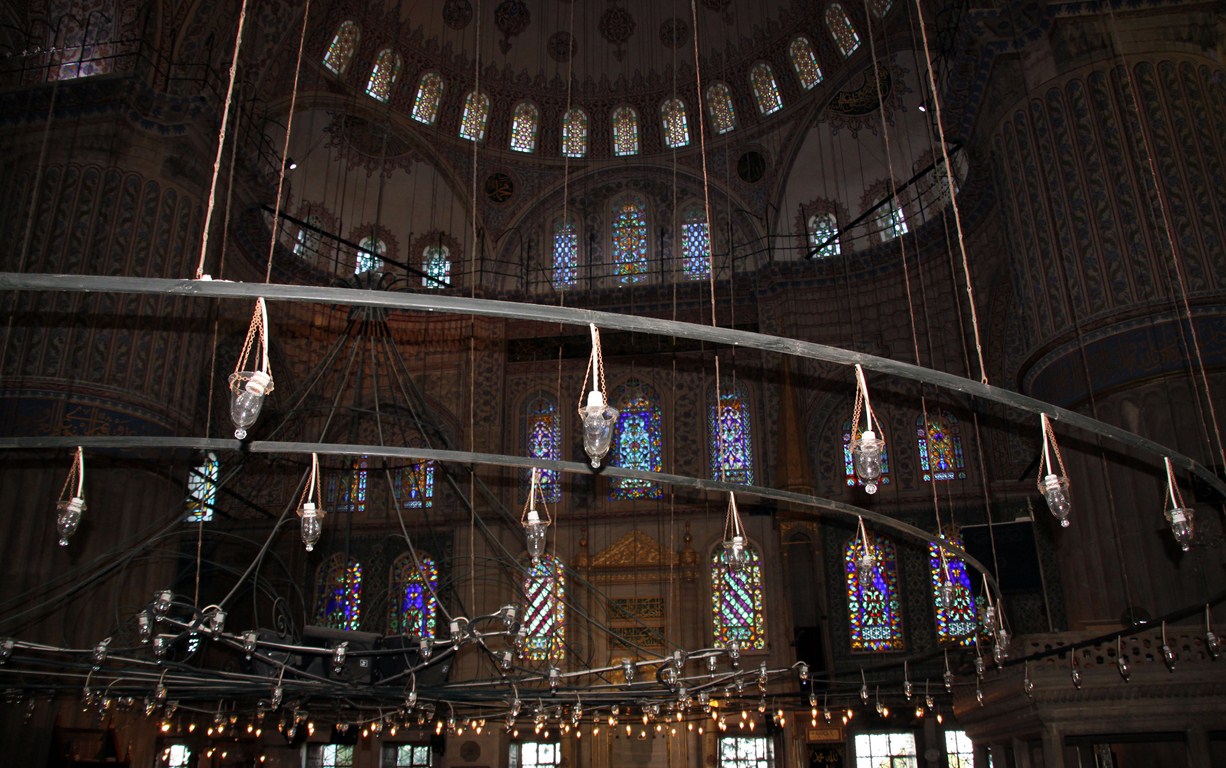 Blaue Moschee Istanbul - Im Inneren