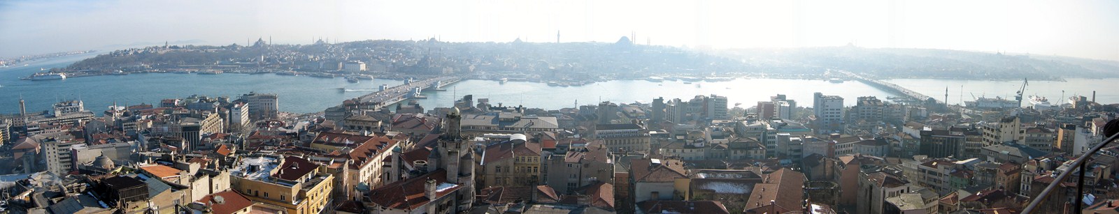 Panorama-Blick vom Galataturm auf Istanbul