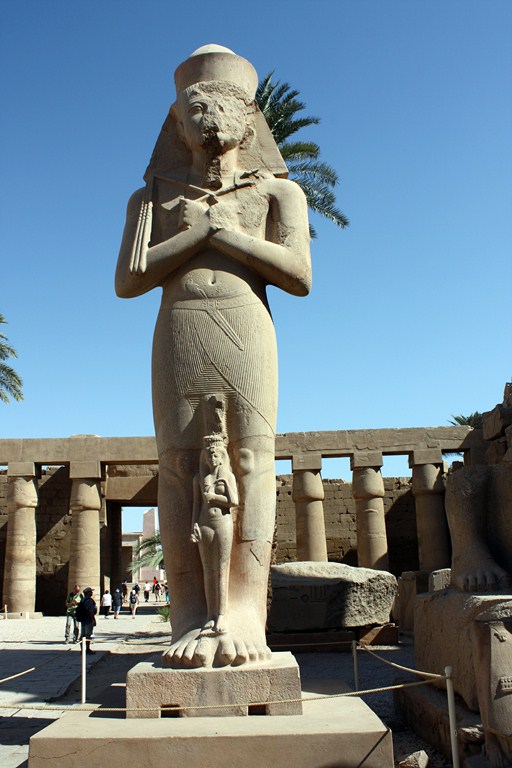 Ramses II. mit Tochter Merit-Amun