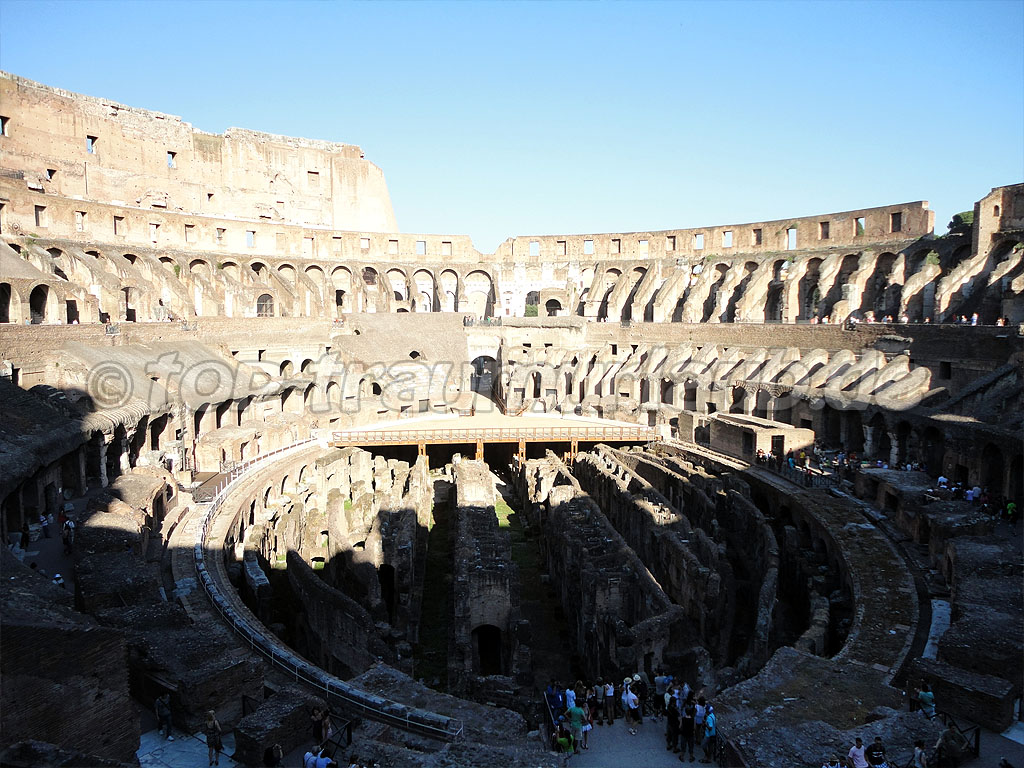 Kolosseum Rom von Innen